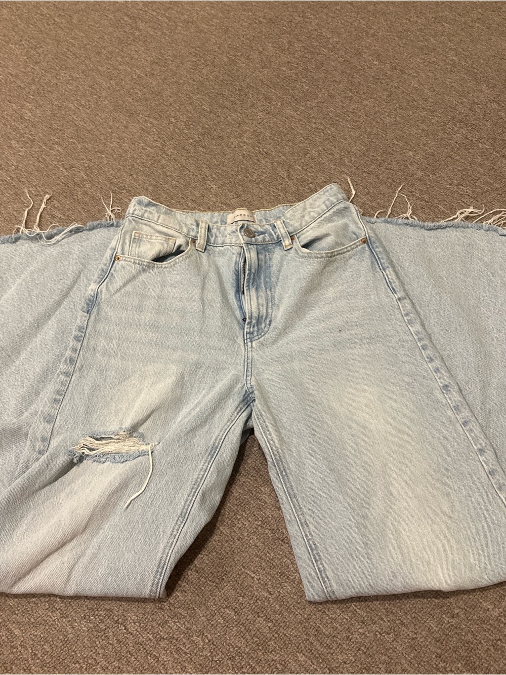 PacSun Light Blue Distressed Boyfriend Jeans
